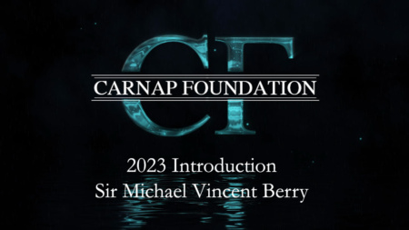 2023 Carnap Keynote Speaker Introduction – Sir Michael Vincent Berry